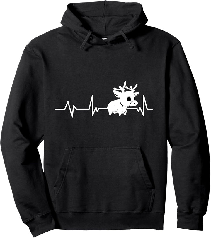 Baby Hirsch Herzschlag Reh Geschenk Reh Pullover Hoodie