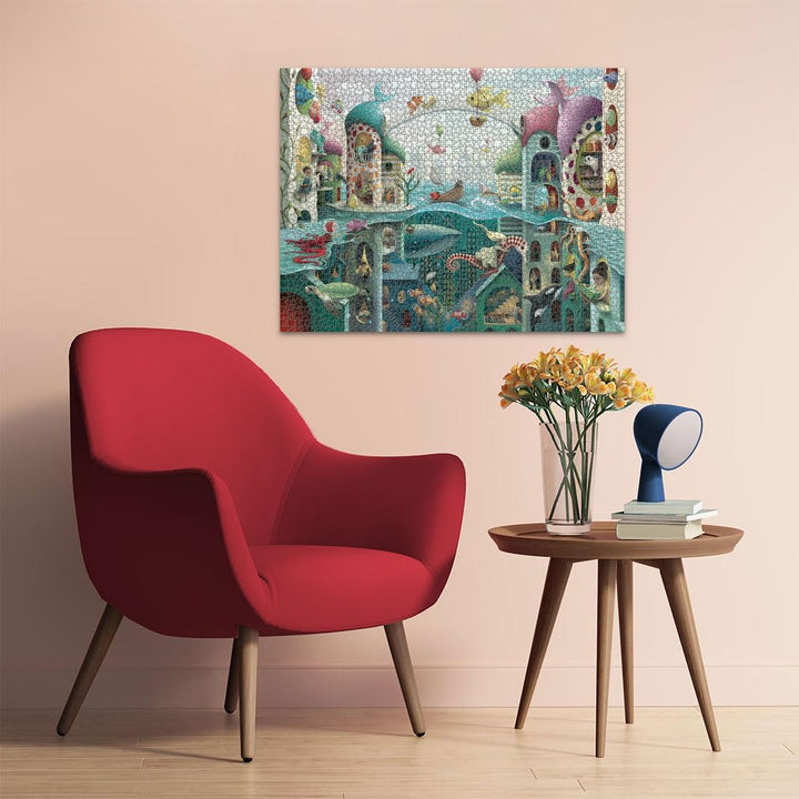 Ravensburger 135919 Fish 16823 Wenn die Fische Laufen können, Mehrfarbig