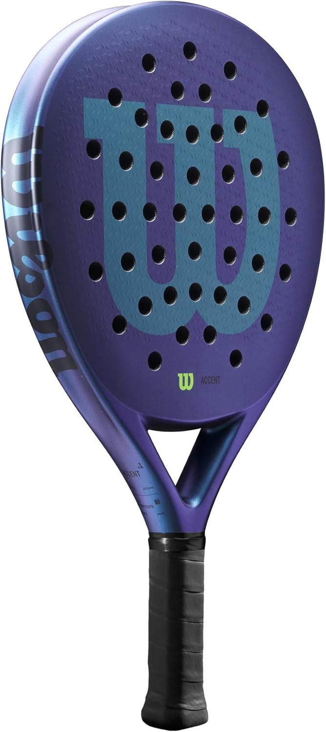 Wilson Padel-Schläger Accent, Carbon-Glasfaser/Eva, 361 g