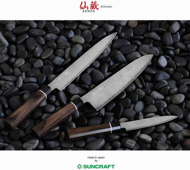 Suncraft Bunka Kochmesser 16,4 cm Senzo Black Damast