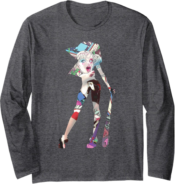 Harley Quinn Scene Inside Langarmshirt