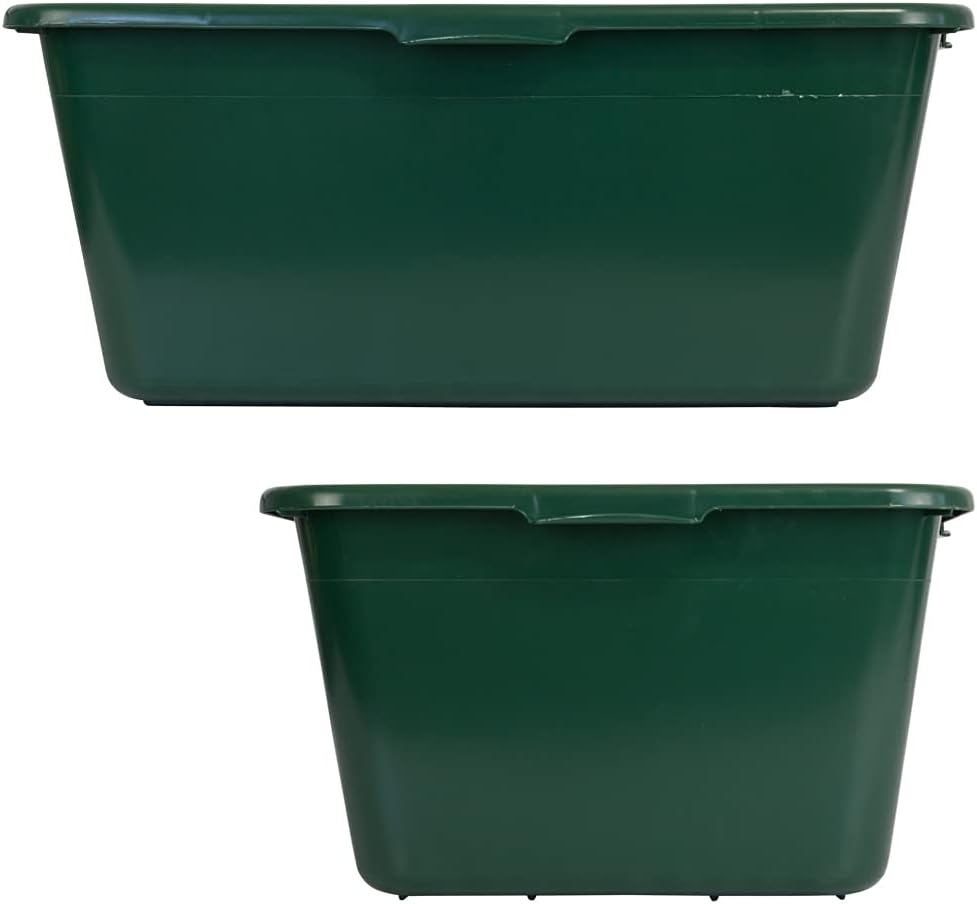 Petigi Wildwanne Wanne Gross Lebensmittelecht XXL Gross Eckig 90 Liter Kunststoffwanne Plastikwanne