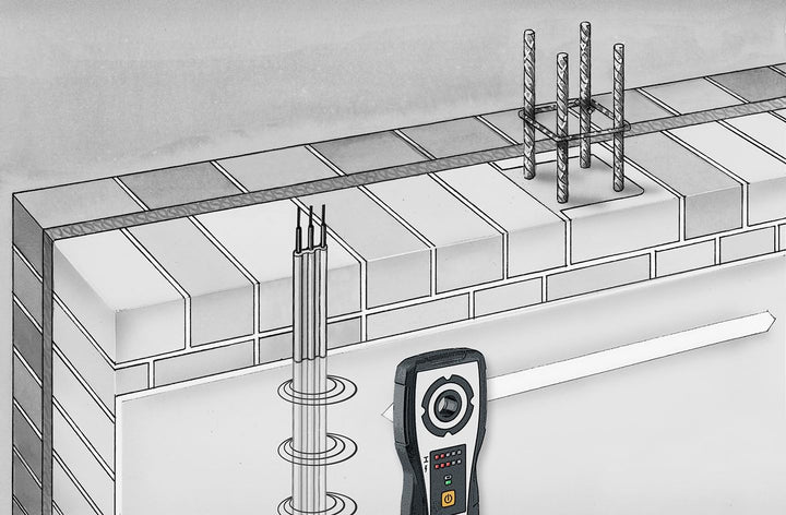 Umarex Laserliner Bohrungsgerät (präzise, LED-Indikatoren, Markierungshilfe, für Wand- und Deckenboh