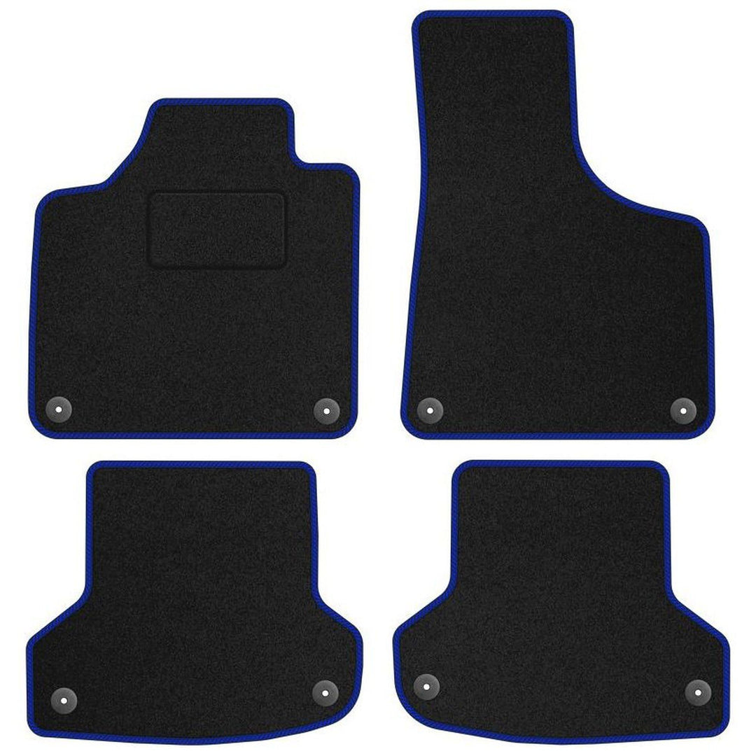 MOTOS Standard Velours-Fussmatten passend für Audi RS3 8P 2003-2013 - Standard, Gewebt, Blau fussmat