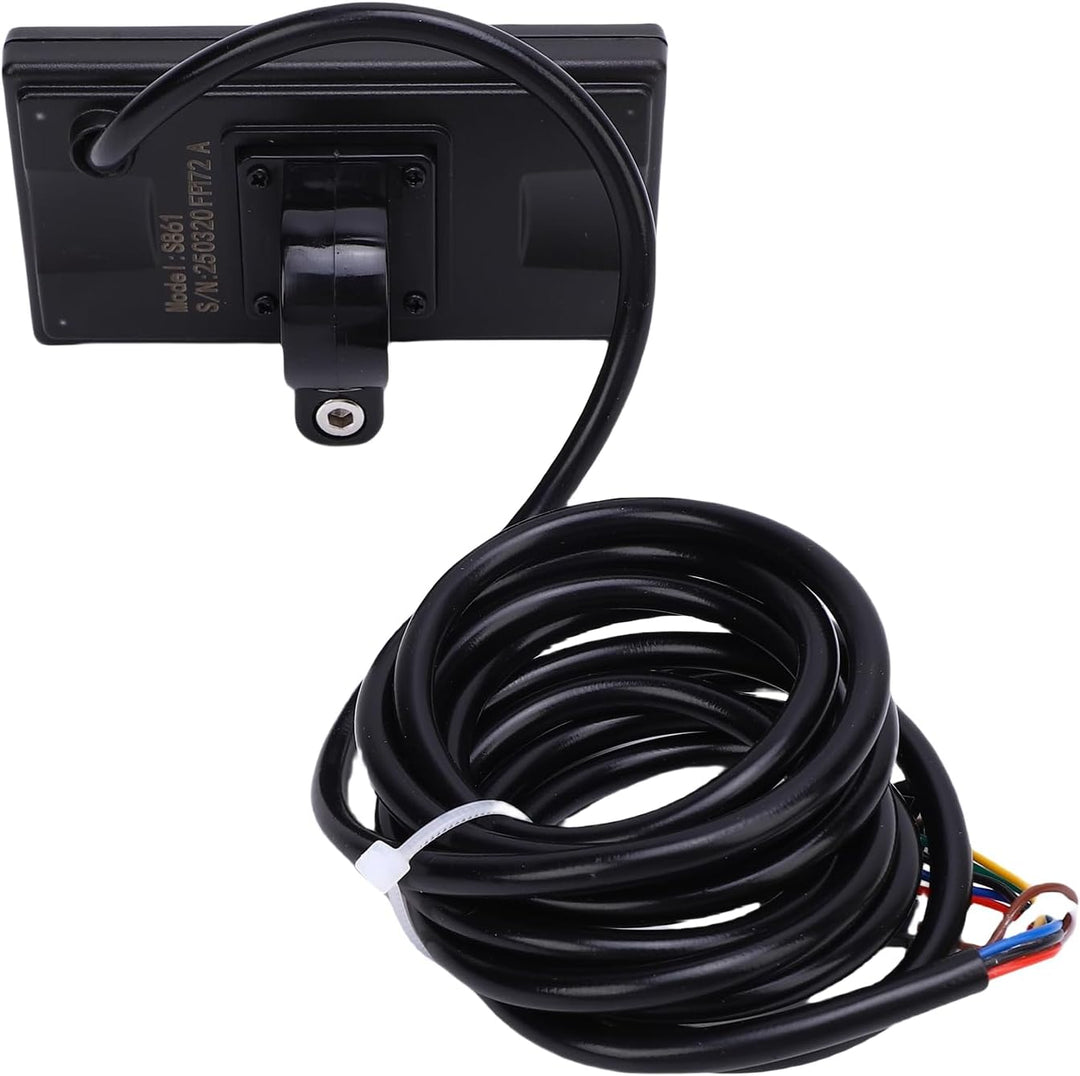 Sorandy S861 Elektrofahrrad-LCD-Display-Messgerät, E-Bike-Tachometer-Kilometerzähler mit SM-Anschlus