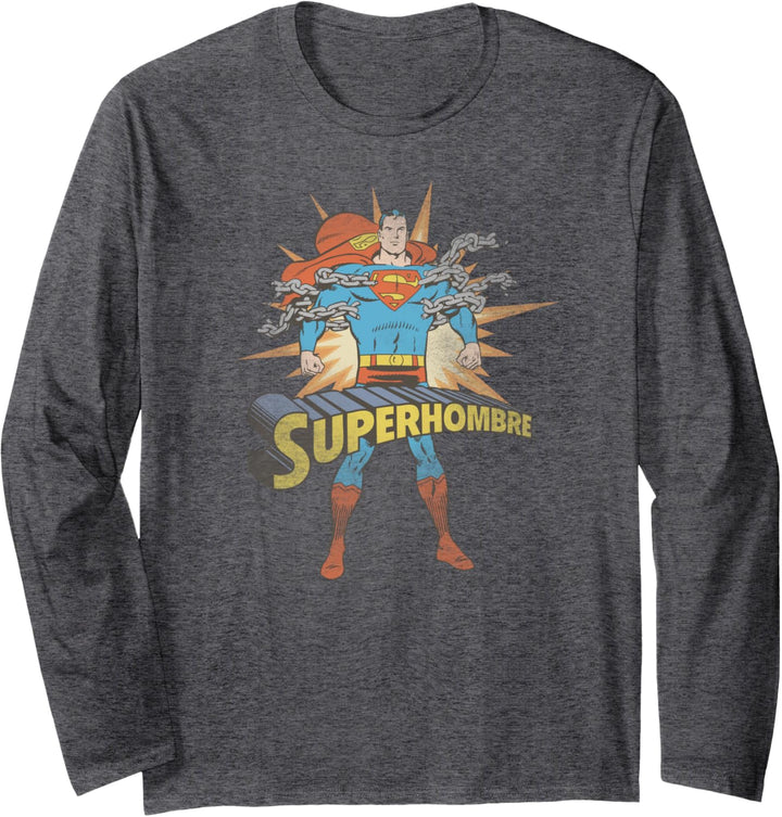 Superman Superhombre Langarmshirt