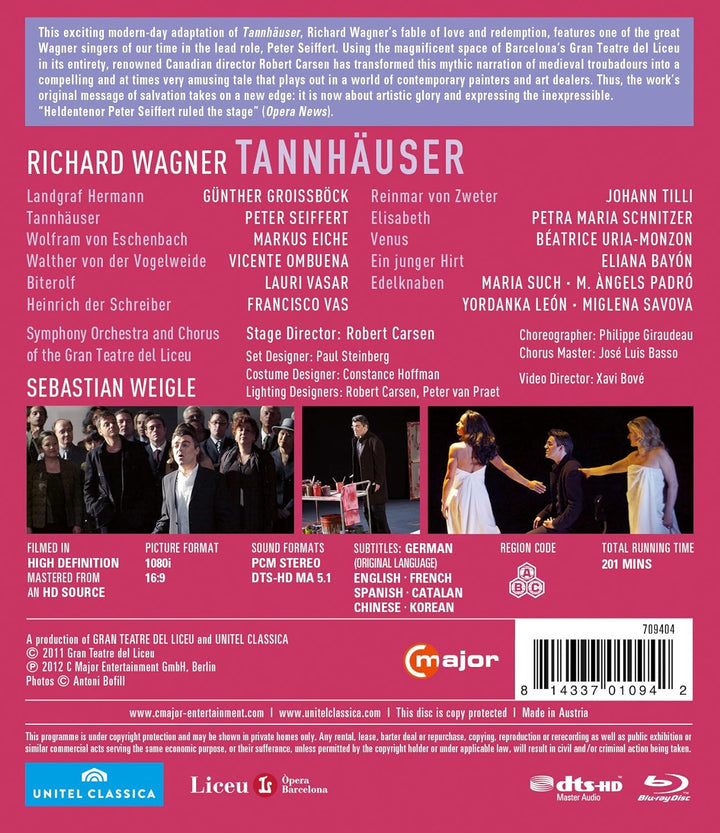Wagner: Tannhäuser, Blu-ray