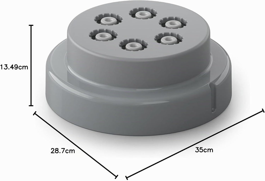 Philips Pastamaker – vollautomatisch, Wiegefunktion, 4 Formaufsätze, weiss/rauchgrau