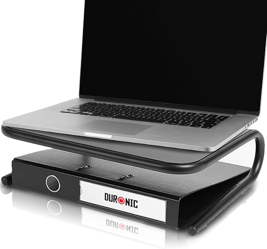 Duronic DM071 | Laptop und Bildschirmerhöhung für Schreibtische | 10 kg Kapazität | Ergonomische Mon