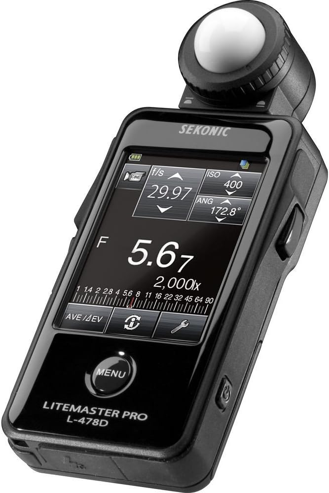 Sekonic L-478D LiteMaster Pro Lichtmessgerät, schwarz,