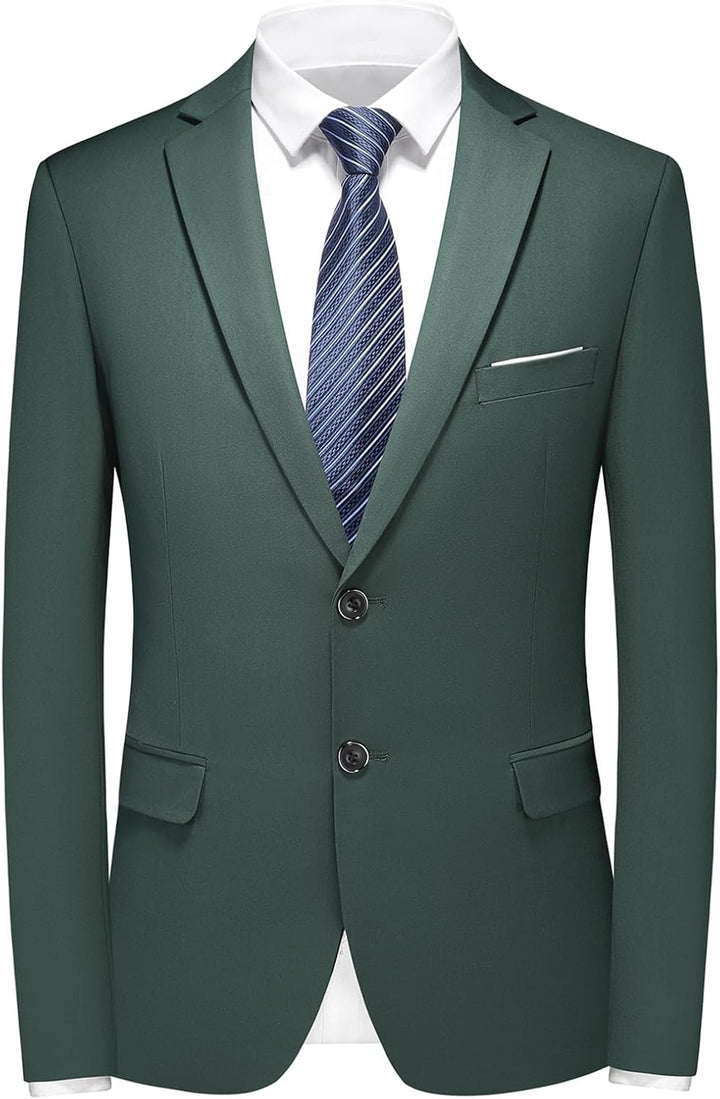 Herren Anzug 2 Stücke Slim Fit Anzug Business Hochzeit Formal Dinner Zwei Knöpfe Smoking Anzug für M