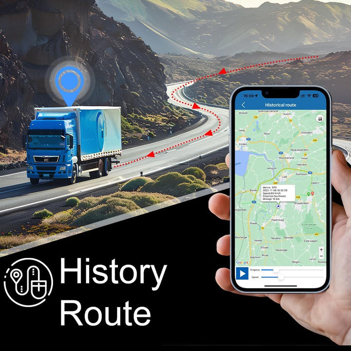 TKMARS TK918 GPS-Tracker 4G für Auto, 20000mAh-Akku, magnetisch, funktioniert über SMS/APP/Webplattf