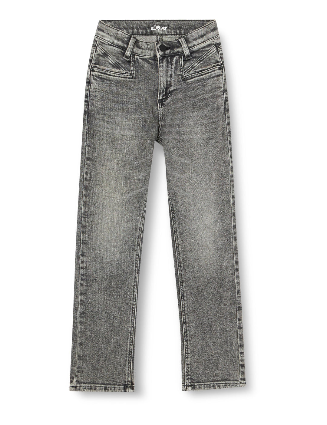 s.Oliver Mädchen Jeans Hose, Mom Fit, Straight Leg 146 94z6, 146 94z6