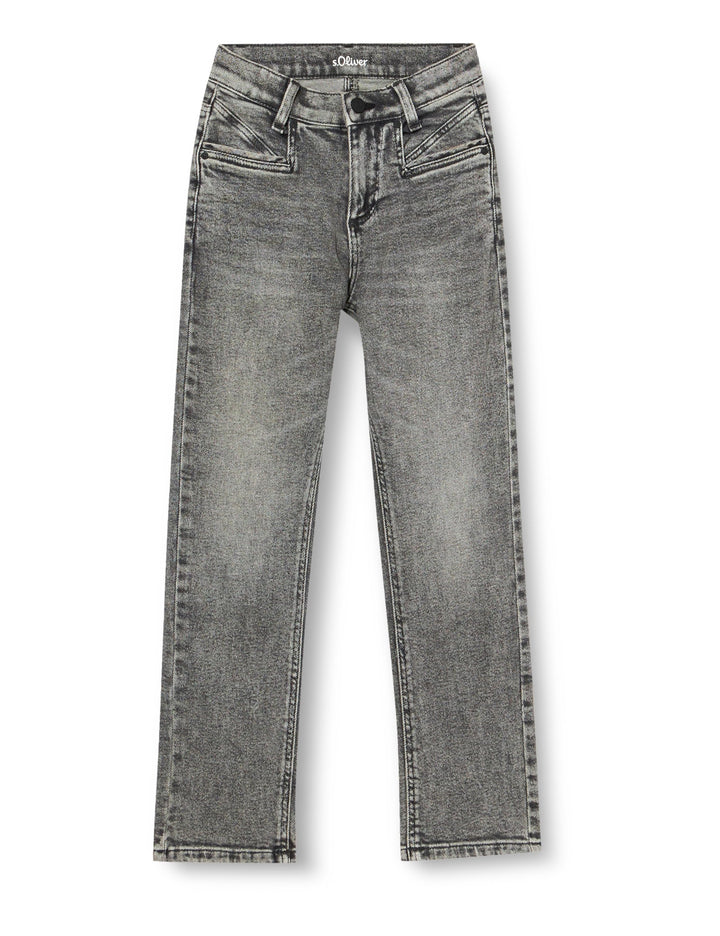 s.Oliver Mädchen Jeans Hose, Mom Fit, Straight Leg 134 94z6, 134 94z6