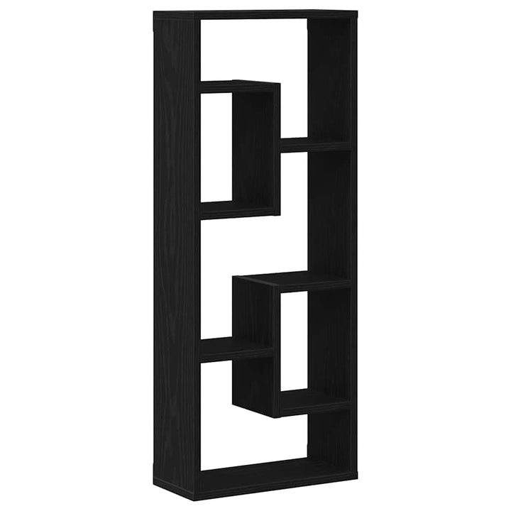 vidaXL Wandregal Schwarze Eiche 36 x 16 x 90 cm Holzwerkstoff, Schwarze Eiche