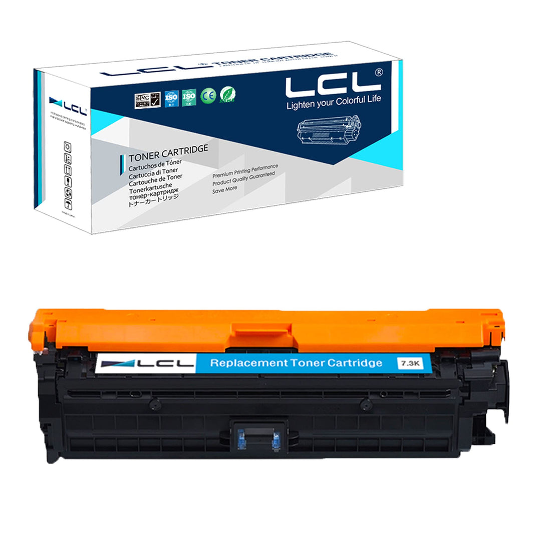 LCL Remanufactured Tonerkartusche 307A CE741A (1 Cyan) Ersatz für HP Color Laserjet CP5225 CP5225n C