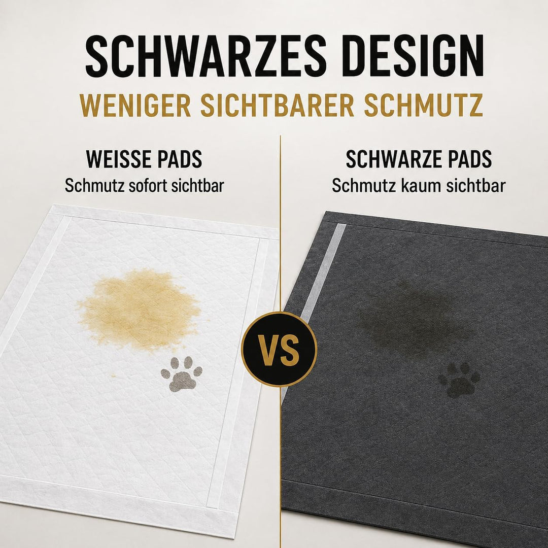 Girox Welpenunterlagen 60x60 cm 50 Stück mit Aktivkohle, Puppy Pads für Hunde, saugstarke Hundetrain