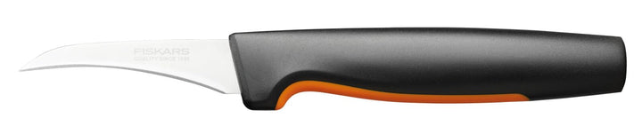 Fiskars Schälmesser, Functional Form, Gebogene Klinge, Gesamtlänge: 19 cm, Japanischer Edelstahl/Kun