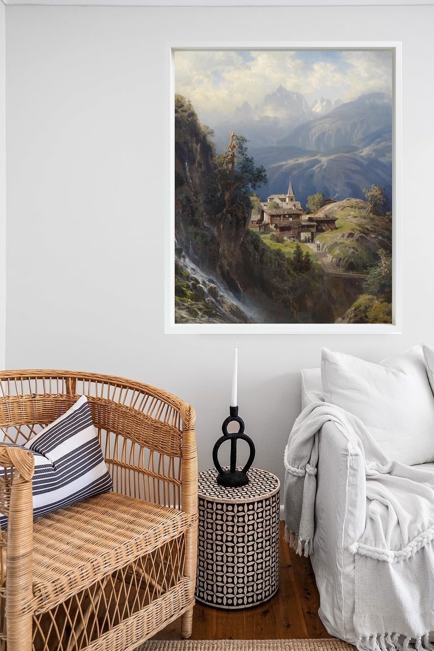 rahmengalerie24 Schattenfugenrahmen 50x80 cm weiss für Leinwand Bilderrahmen Keilrahmen für Leinwänd