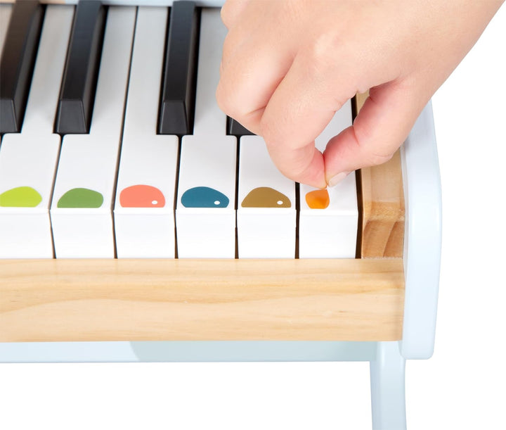 small foot Klavier "Groovy Beats" aus Holz, für die musikalische Früherziehung, inkl. Notenblatt, ab