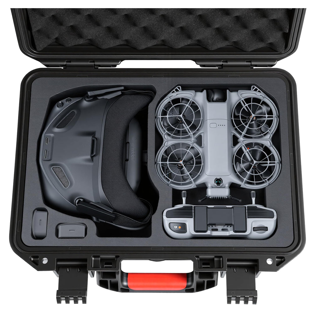 FPVtosky Koffer für dem DJI Neo 2 Motion Fly More Combo: Tasche für dem RC Motion 3, Goggles N3 und