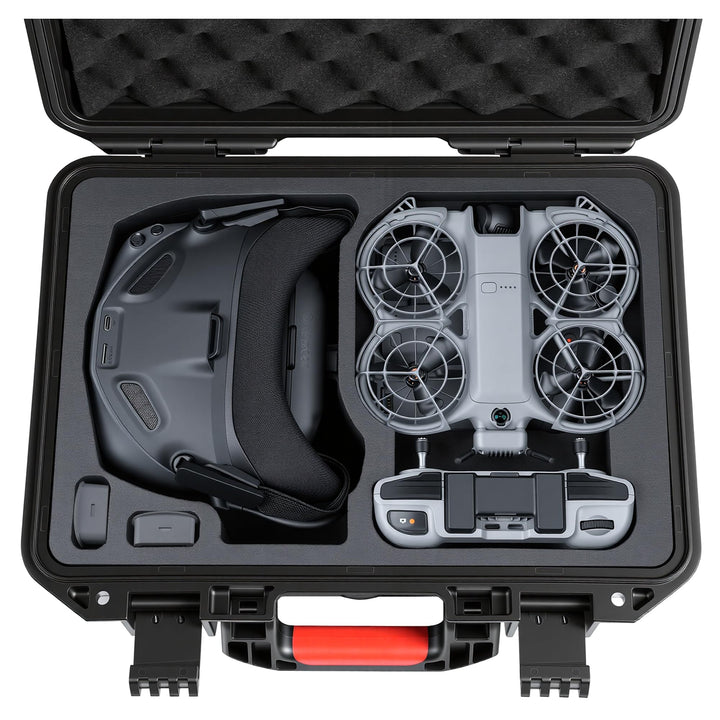 FPVtosky Koffer für dem DJI Neo 2 Motion Fly More Combo: Tasche für dem RC Motion 3, Goggles N3 und