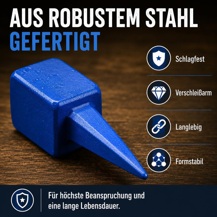 Dengelamboss Flach Geschmiedet zum Dengeln von Sensenklingen, Schräger Amboss, gerader Amboss, Sense