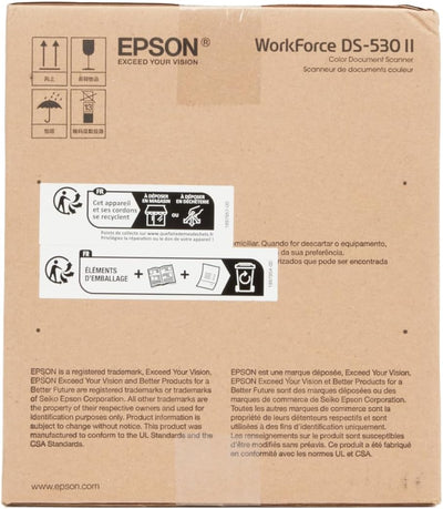 EPSON BUSINESS - SCANNER (B4) Workforce DS530II USB 3.0 Flachbett 600DPI 30BIT