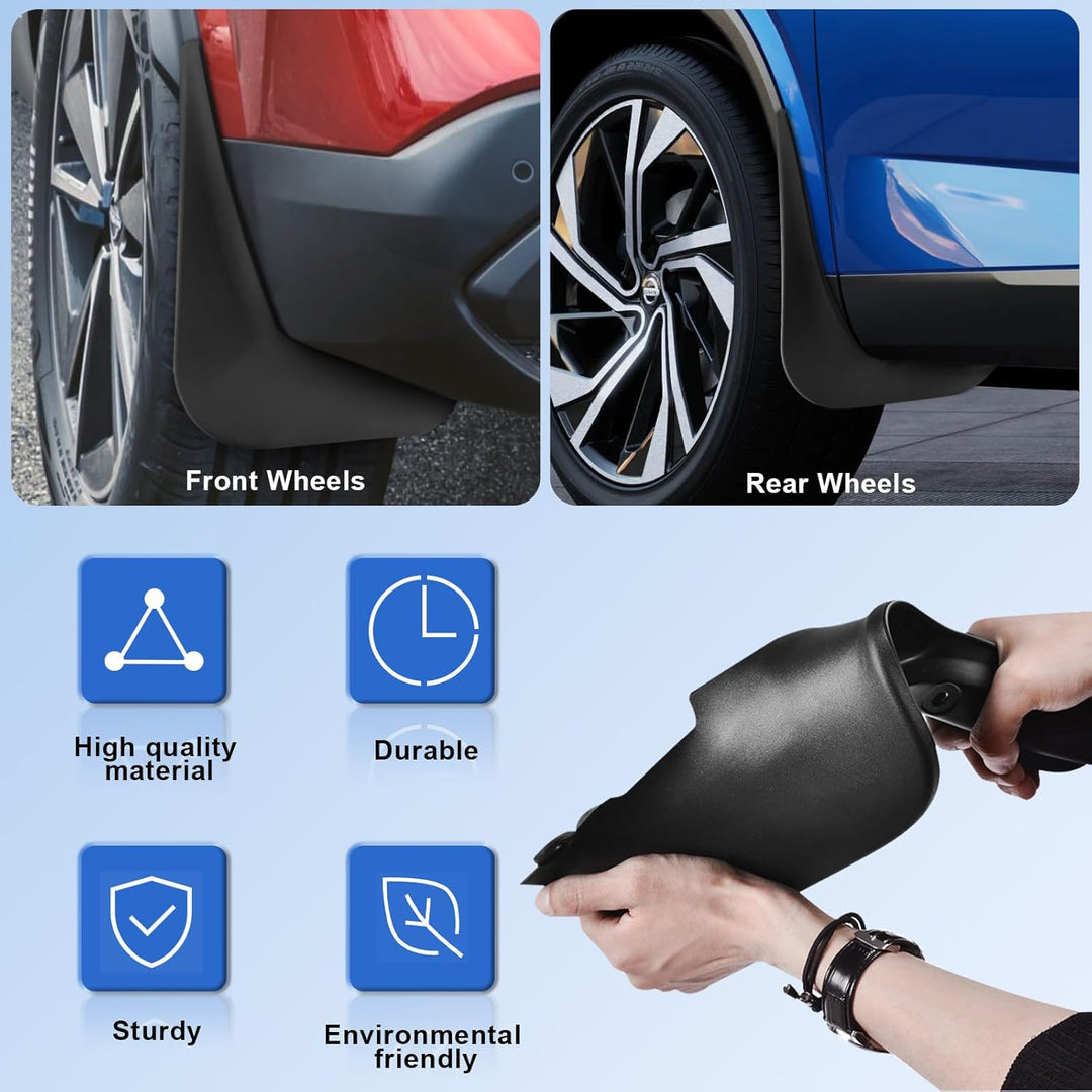 [4 Stück] CDEFG Kompatibel mit Nissan Qashqai J12 e-Power/Mild Hybrid 2021-2024 2025 Schmutzfänger S