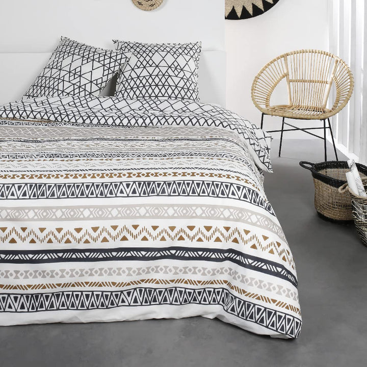 Today Bettwäsche für Doppelbett, 220 x 240 cm, Baumwolle, Motiv Sonnenschein, 7,20 cm Jumeau Weiss,