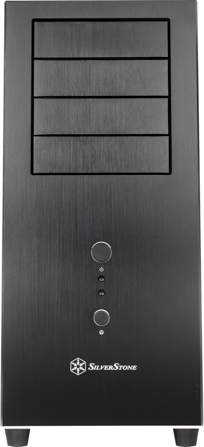 SilverStone SST-TJ04B-E - Temjin Midi Tower Gehäuse, SSI-CEB, ATX, schwarz