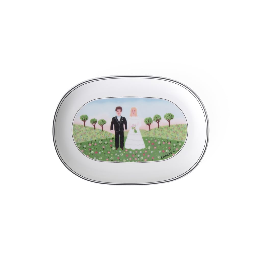 Villeroy und Boch Design Naif Beilagenschale, 16 cm, Premium Porzellan, Weiss/Bunt