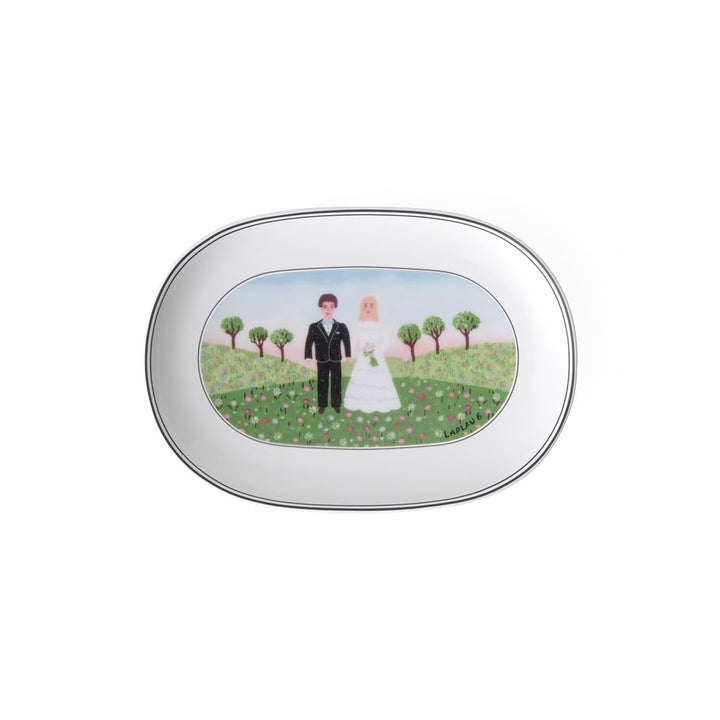 Villeroy und Boch Design Naif Beilagenschale, 16 cm, Premium Porzellan, Weiss/Bunt