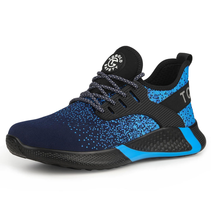 tqgold Sicherheitsschuhe Herren Damen Leicht Arbeitsschuhe Sportlich Schutzschuhe Stahlkappenschuhe
