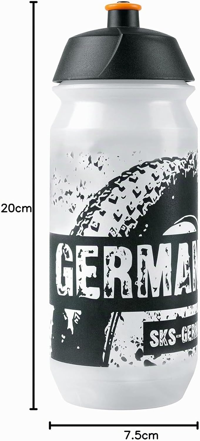 SKS GERMANY TEAM GERMANY BOTTLE SMALL 500 ml Trinkflasche im sportlichen Design (Zubehör für alle gä