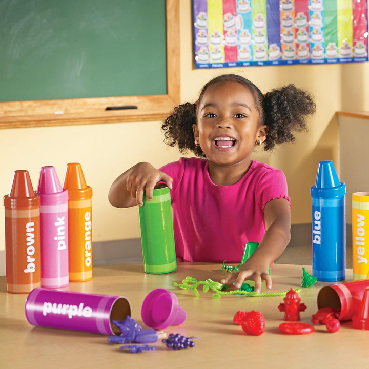 Learning Resources Sortierstifte in Regenbogenfarben Buntstifte, Buntstifte