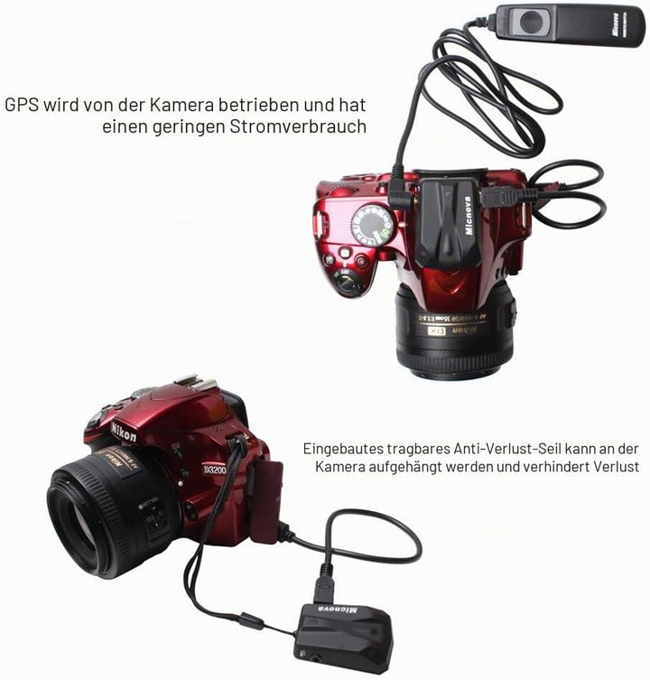 Micnova gps-n Kamera Geotag GPS-Empfänger mit N1 N3 Kabel + Fernbedienung Controller für Digital Kam