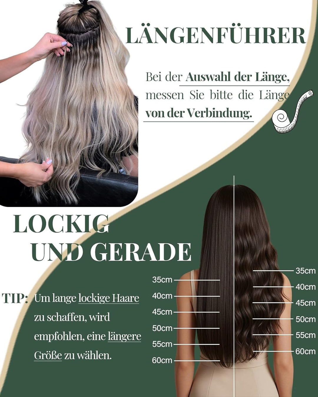 Ugeat Micro Extensions Echthaar Schwarz 1g/Strähnen Haarverlängerung mit Microrings Farbe 1 Schwarz