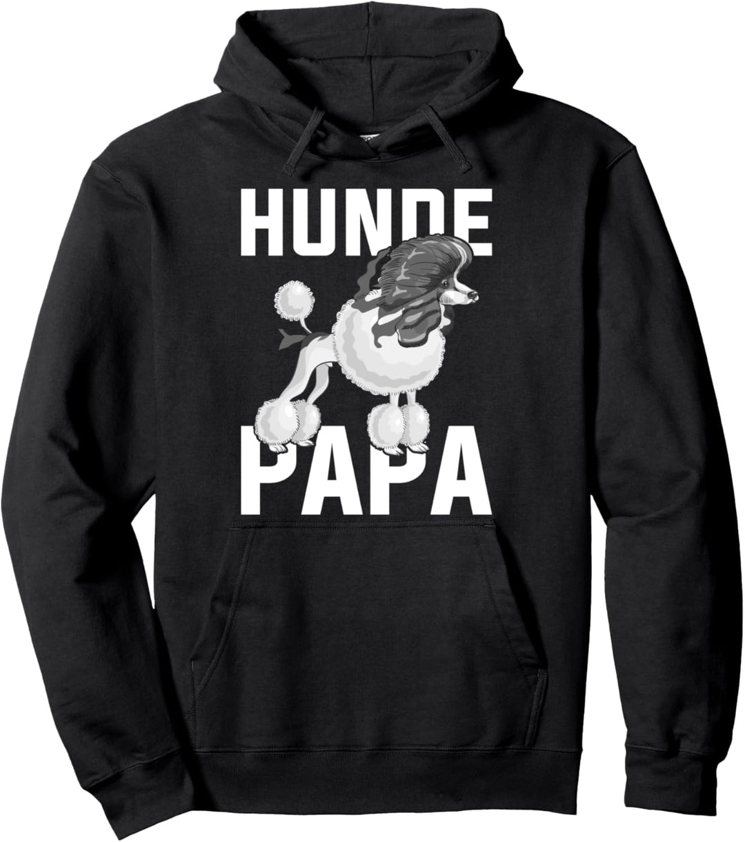 Hunde Geschenk für Pudel Papa Pudel Pullover Hoodie