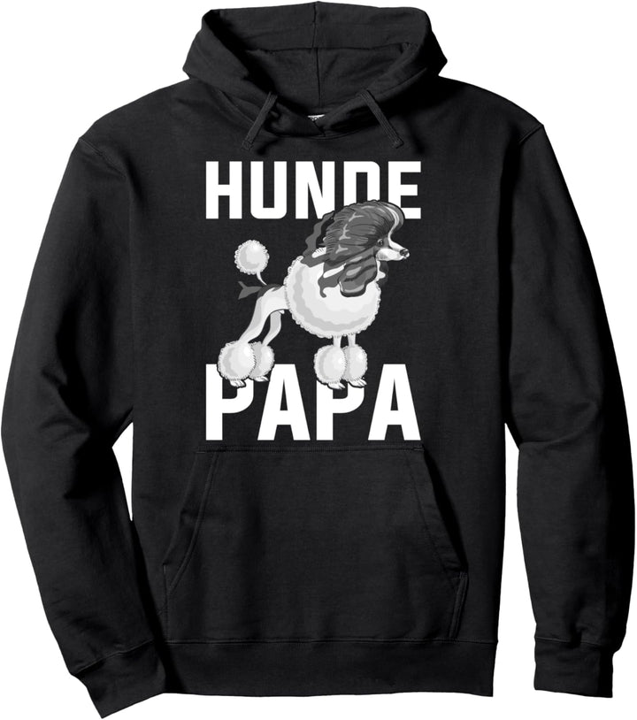 Hunde Geschenk für Pudel Papa Pudel Pullover Hoodie