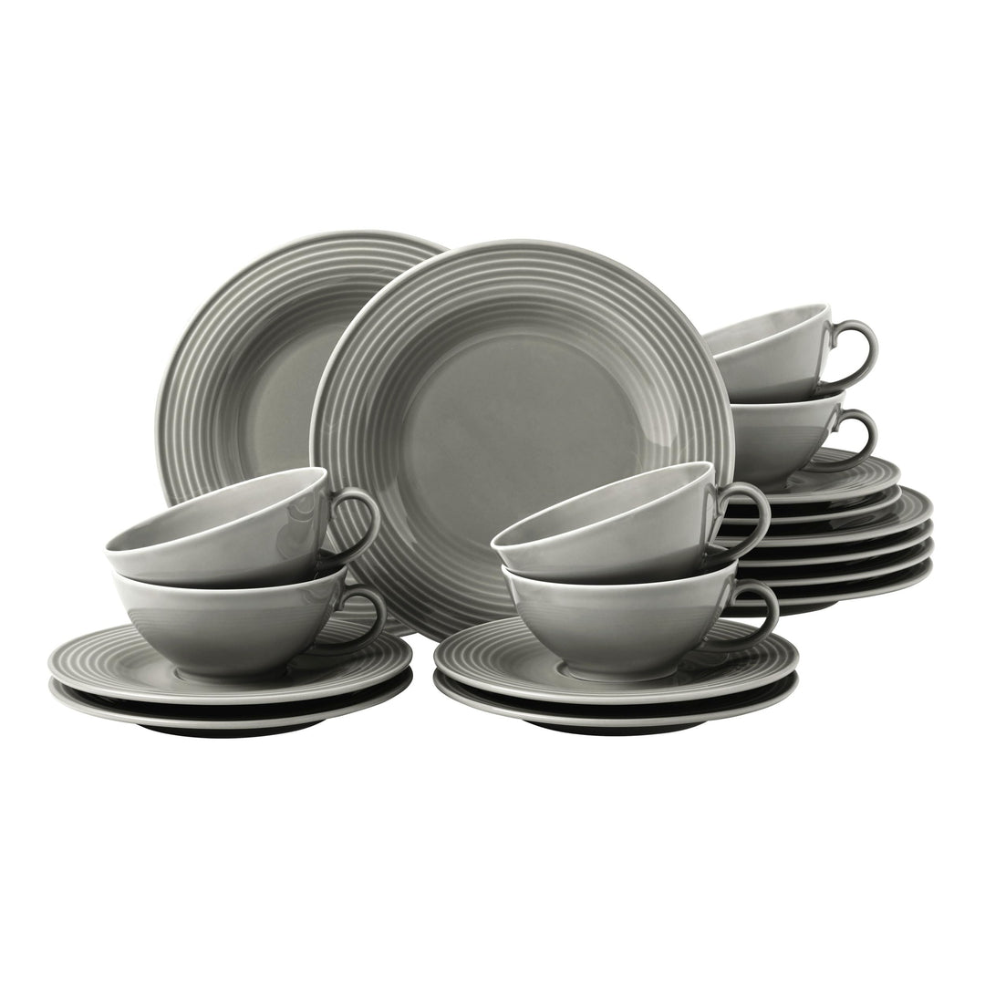 Teeservice 18-teilig Beat Perlgrau Perlgrau Teeservice 18-teilig, Perlgrau Teeservice 18-teilig