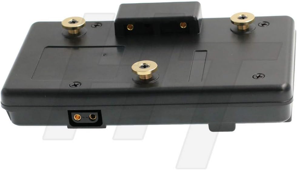 V-Mount Akkuhalterung auf 3-Stud Gold Mount Plate Adapter Converter für Panasonic Kamera Anton Bauer