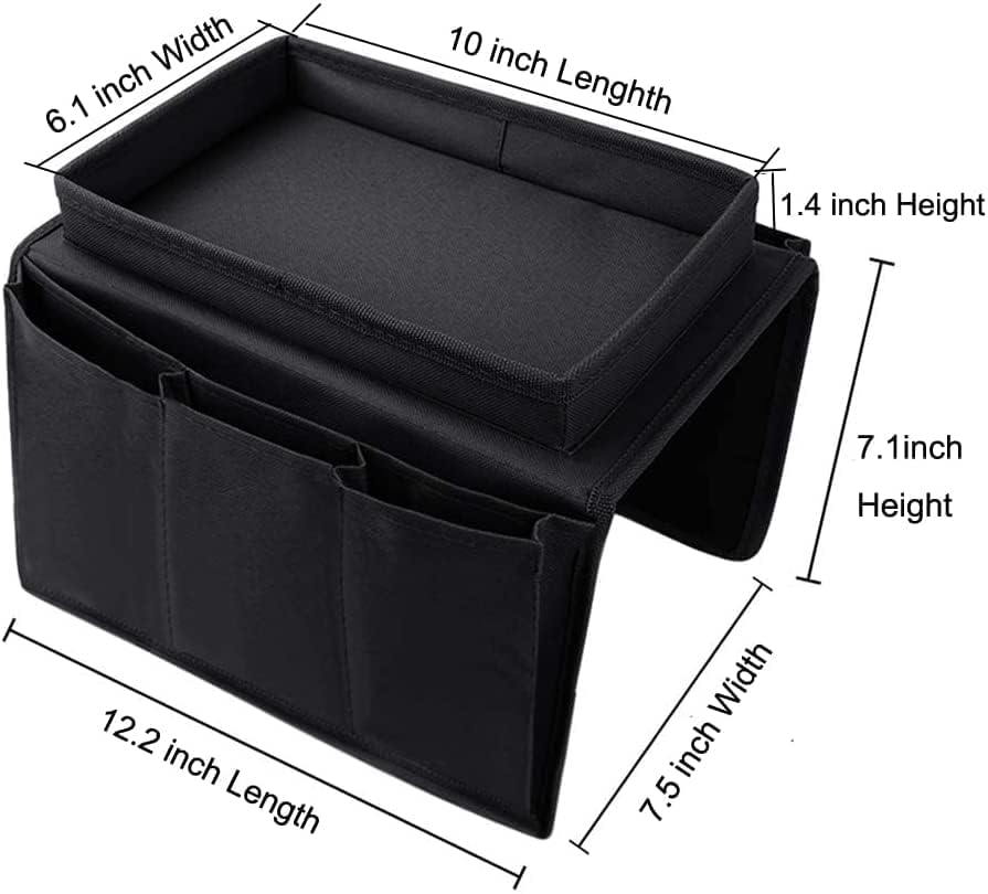 Benemall Sofa Armrest Organiser Sofa Bag mit Cup Holder No-Slip Sofa Armlehne Veranstalter Couch Fer
