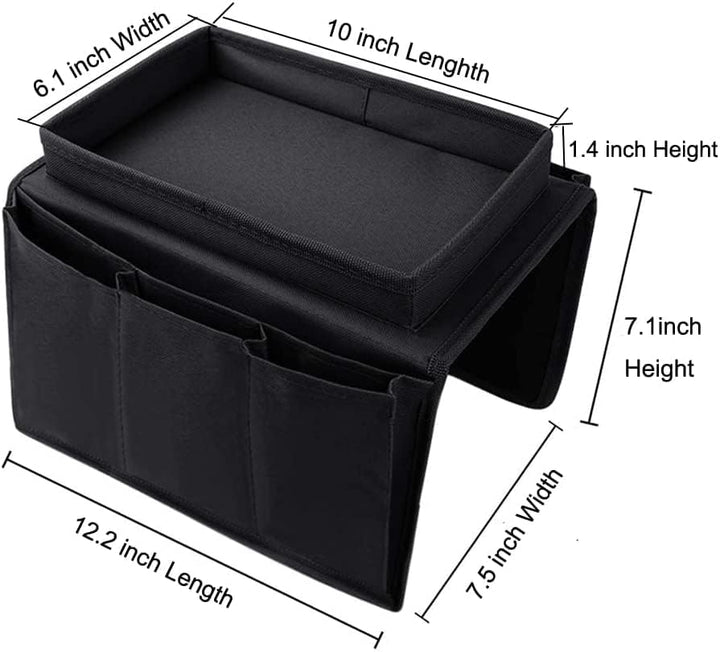 Benemall Sofa Armrest Organiser Sofa Bag mit Cup Holder No-Slip Sofa Armlehne Veranstalter Couch Fer