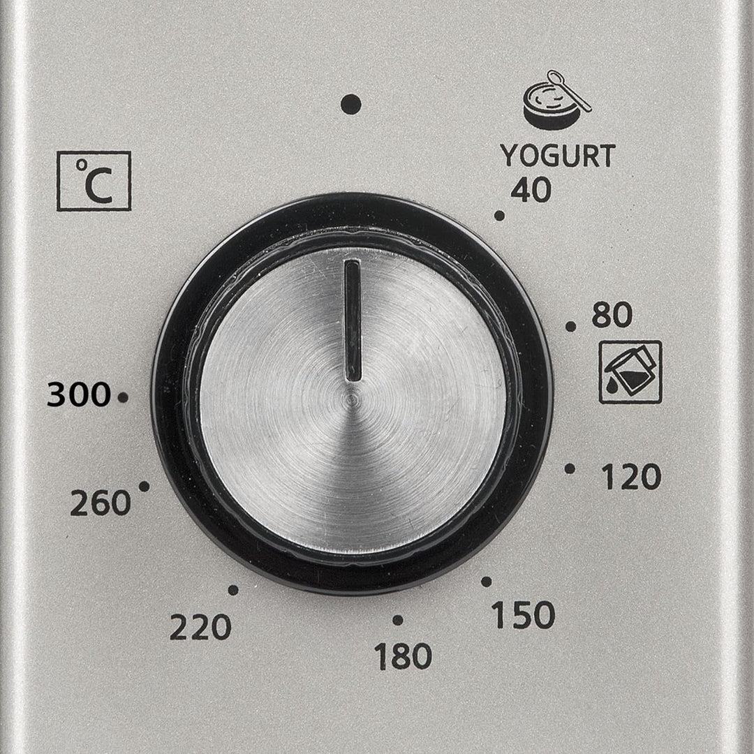 G3 Ferrari G10153 "Rostò 45" elektrischer Backofen, belüftet, 45 Liter, 300 °C, Metall, Hellgrau-sch