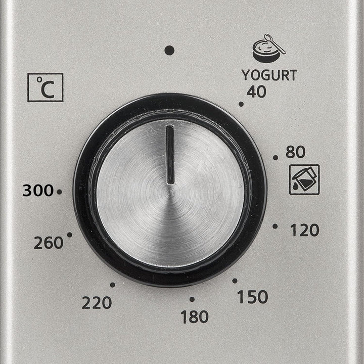 G3 Ferrari G10153 "Rostò 45" elektrischer Backofen, belüftet, 45 Liter, 300 °C, Metall, Hellgrau-sch