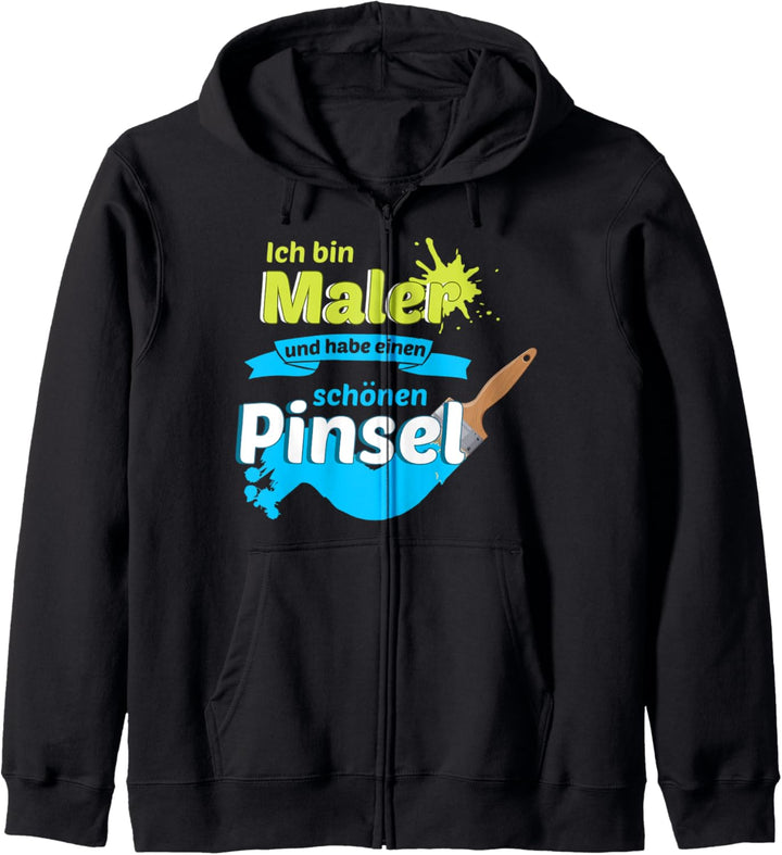 Maler Lustig Herren Männer Mann Maler Kapuzenjacke