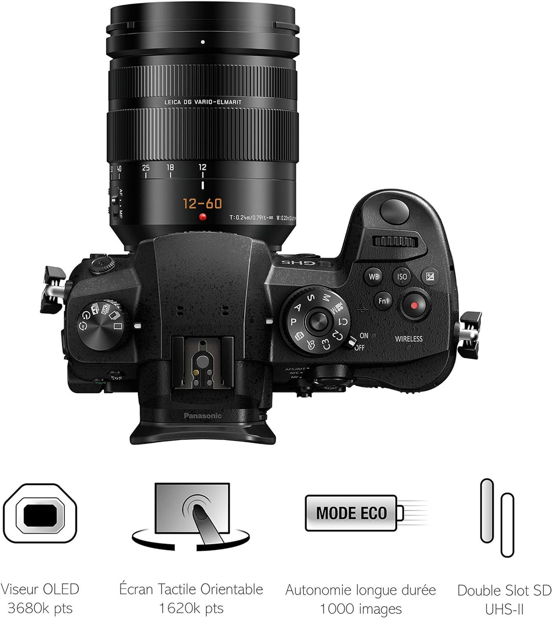 Panasonic dc-gh5lef-k Kamera DSLM 21,7 Mpix schwarz