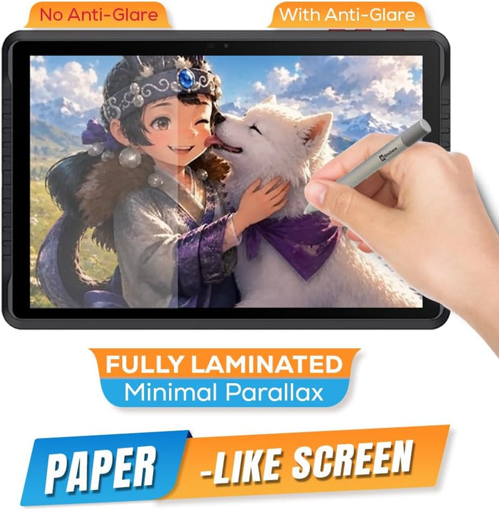 PicassoTab A10 Zeichentablett • Kein Computer erforderlich • Zeichen-Apps &amp; Tutorials • Stylus-Stift