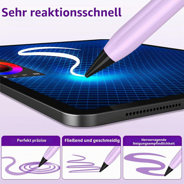 TQQ iPad Stift für Apple iPad (2018-2023), 2.0 Stylus Pen für ipad mit Hochpräziser, Neigungs Erkenn